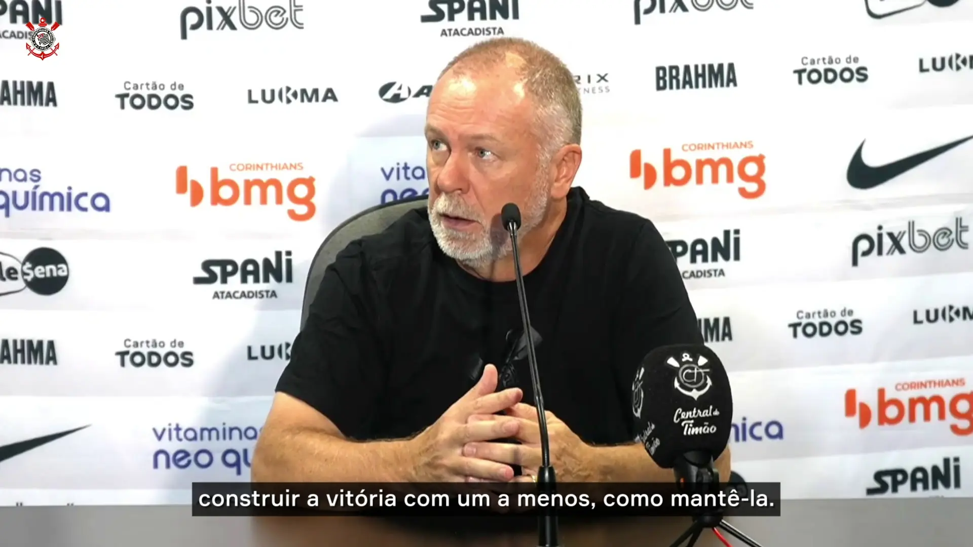 Mano exalta superação do Corinthians contra o Grêmio e analisa decisões da arbitragem