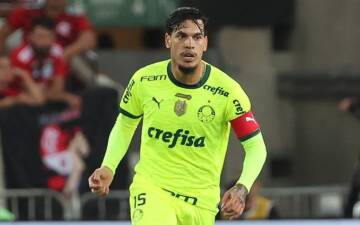 Gustavo Gómez é o jogador que mais desfalcou o Palmeiras por suspensão no Brasileiro