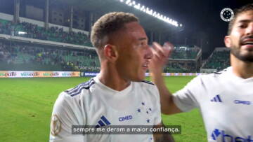 Robert, Marlon e Bruno Rodrigues falam após vitória do Cruzeiro sobre o Goiás