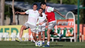 Luan e Luís Guilherme treinam, e Palmeiras segue preparação para enfrentar o Fluminense