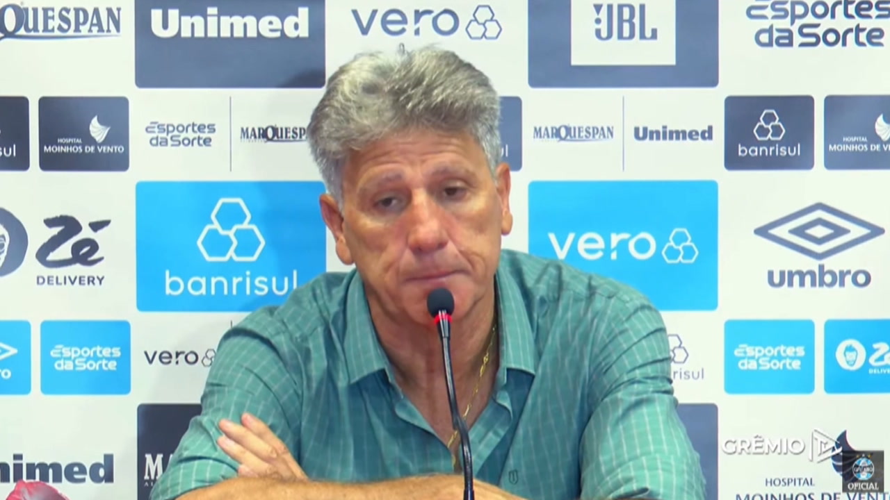 Renato analisa derrota do Grêmio e questiona ausência do VAR no Gre-Nal