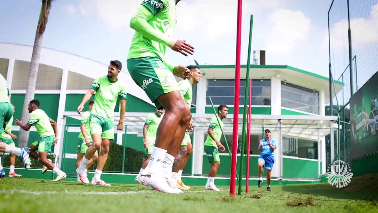 Palmeiras realiza preparação final para próximo jogo na Libertadores.
